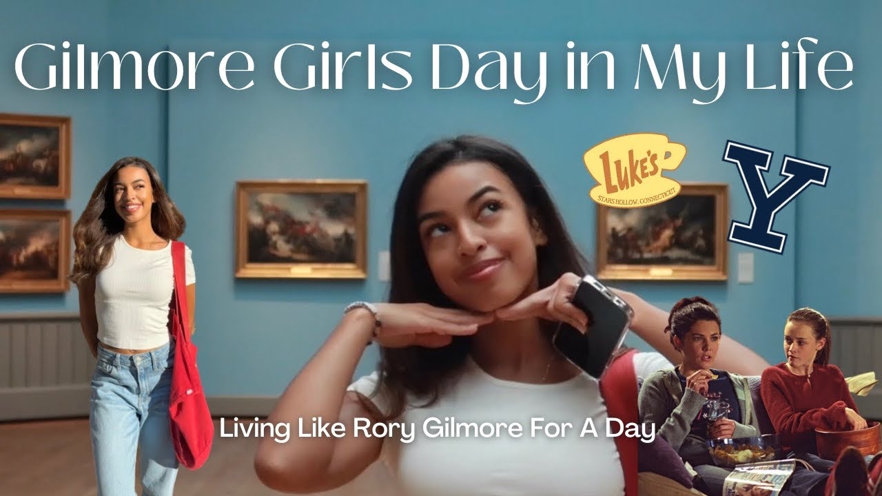 living like rory gilmore for a day | gilmore girls day in the life