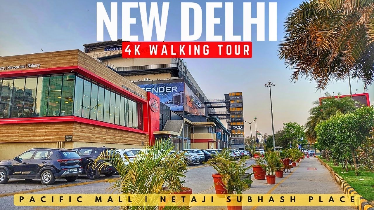 4K 🇮🇳 How an Indian Mall Looks - New Delhi | Exploring the Pacific Mall NSP- Pitampura
