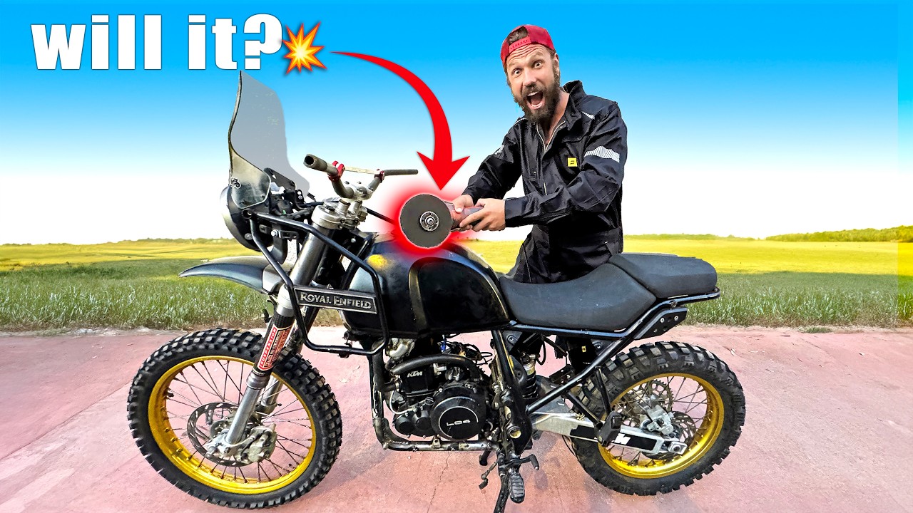 Замена двигателя Himalayan на KTM 640cc EP8