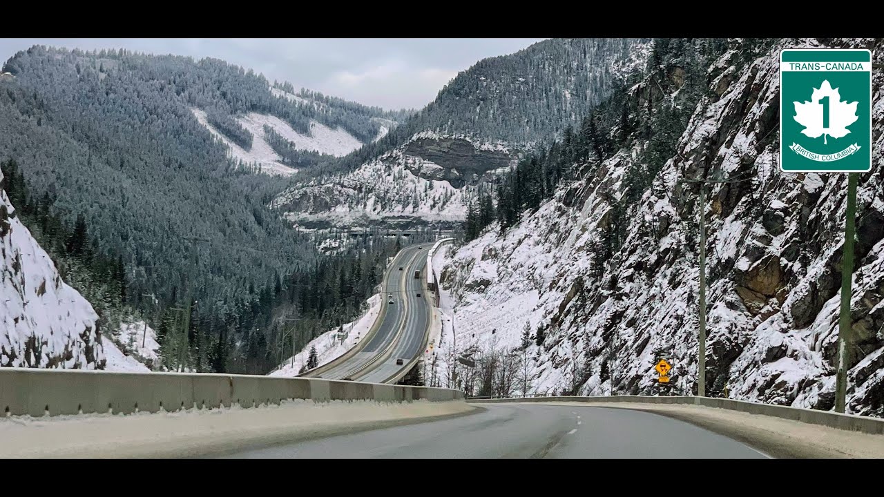Kicking Horse Canyon Completion Update - Trans-Canada Highway 1 - Golden B.C. - 2024/08
