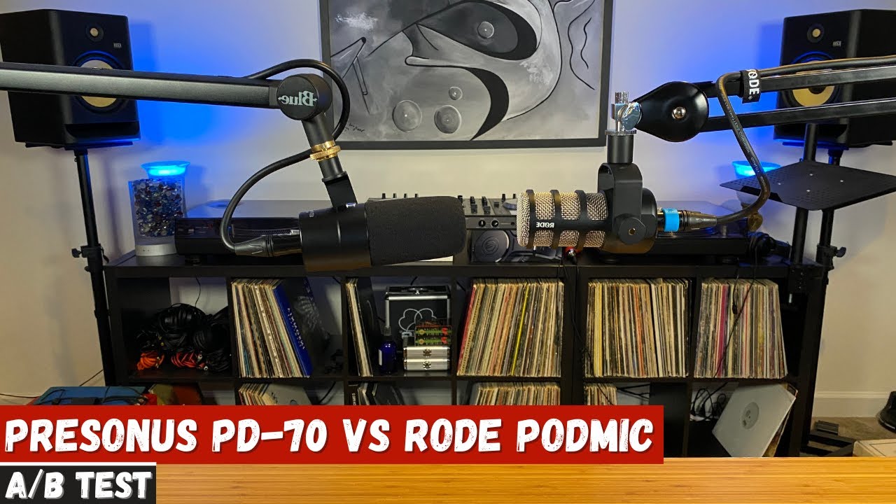 Тест PreSonus PD-70 против Rode Podmic A/B