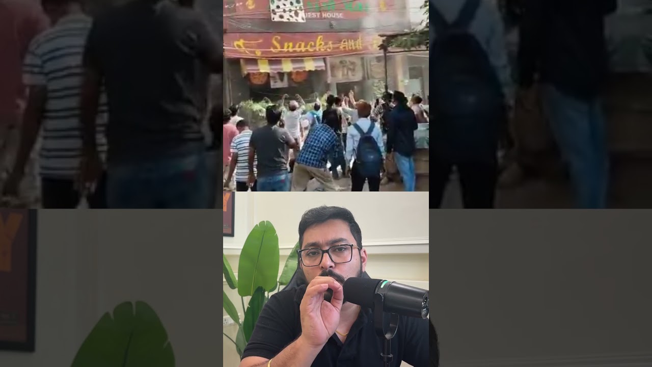 Viral Video of Delhi Hotel Fire! #shorts
