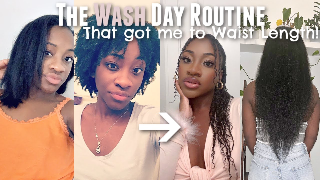 Glow Up Your Natural Hair Routine: The Wash Day Routine that Grew My Natural Hair to Waist Length!
