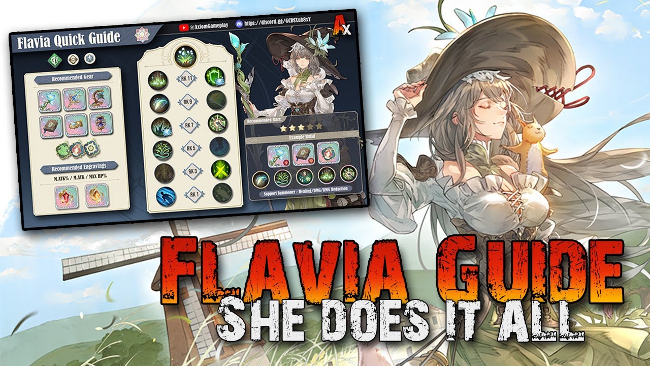 Flavia Build Guide - EVERYTHING you need to know! [Sword of Convallaria]