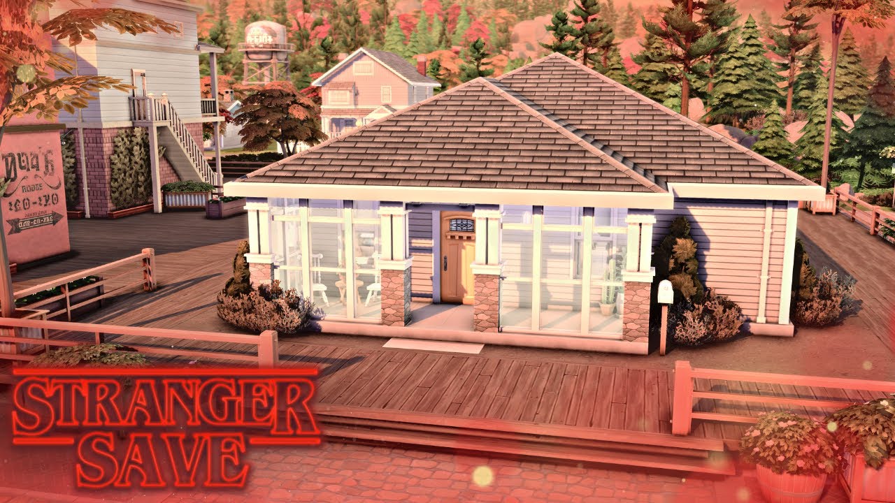 MAYFIELD & HARGROVE HOUSE ✨Stranger Save ✨ The Sims 4 Speed Build | No CC