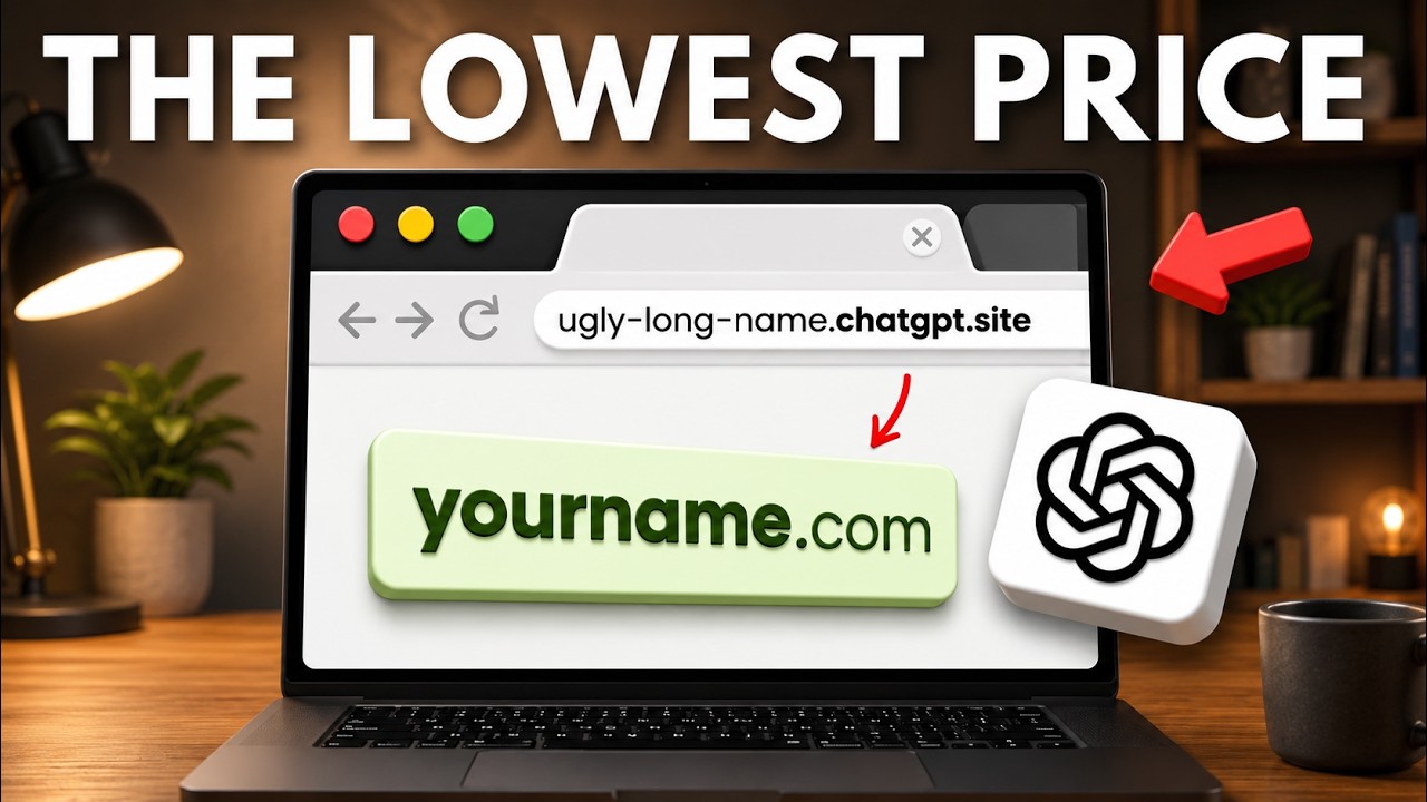 How to Change ChatGPT Sites Link into MEMORABLE Custom Domain Name