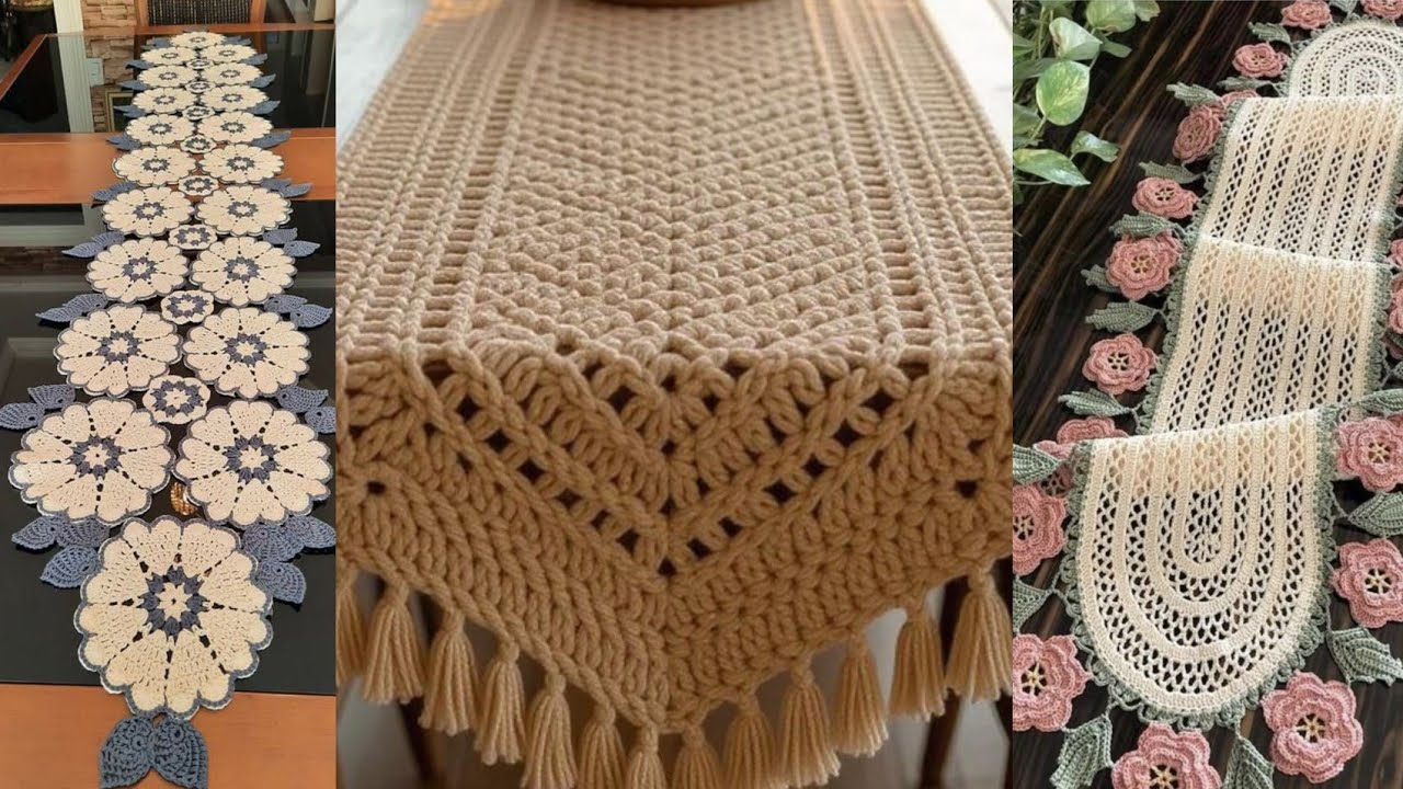 Must-See Crochet Table Runner Designs for Beginners & Experts//Table Mats That Look Designer Made