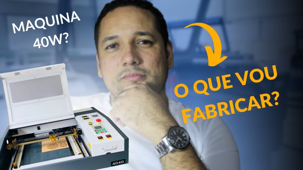 Gravadora corte laser 40w l O que fabricar nela?