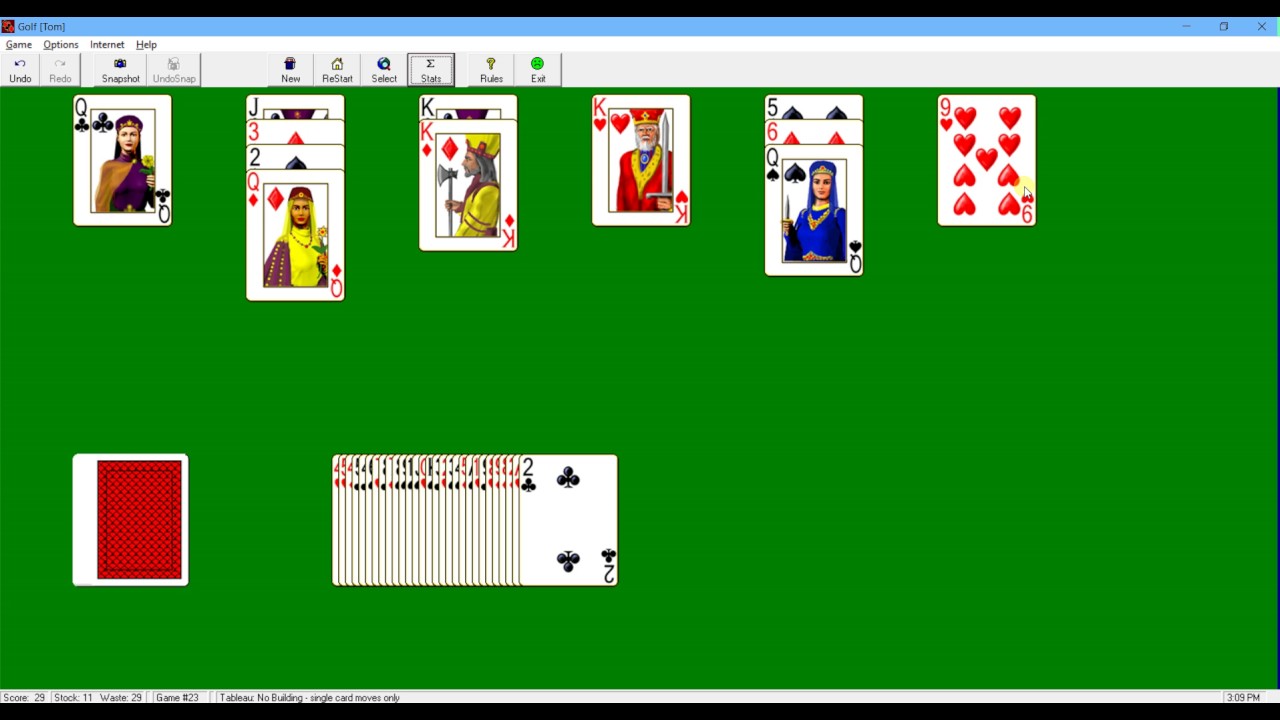 How to Play Golf Solitaire