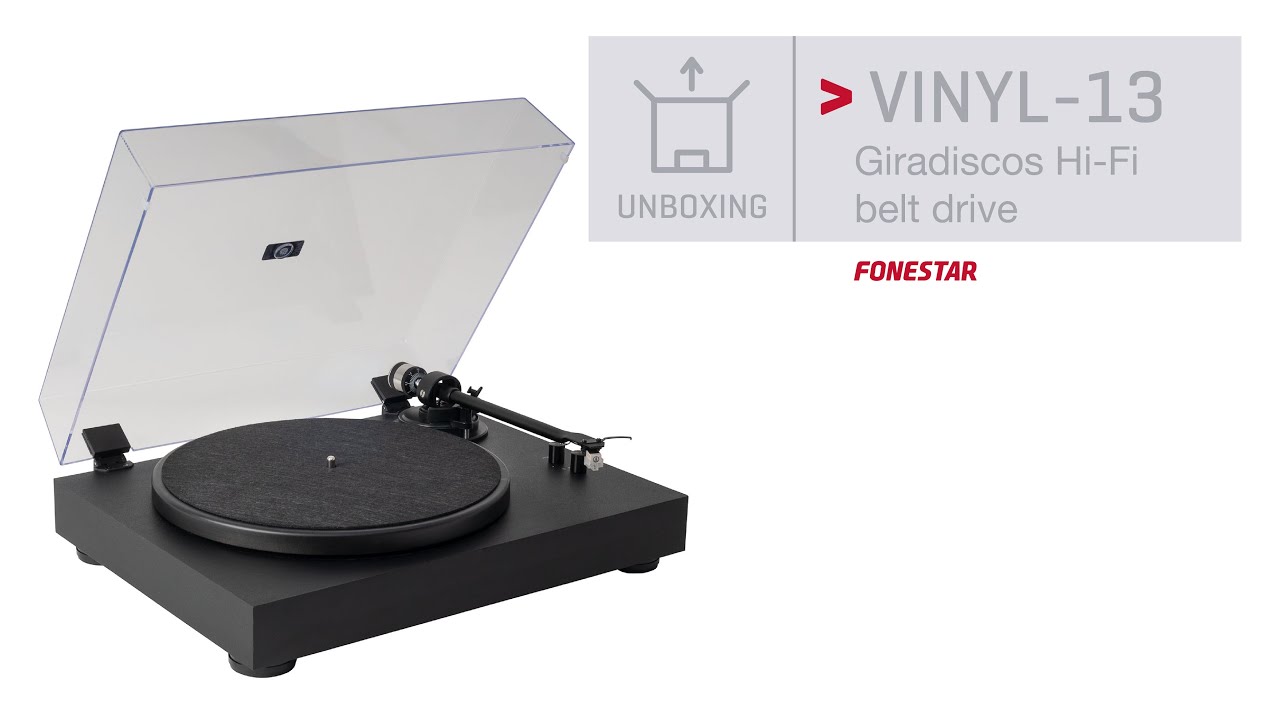 Unboxing del VINYL-13 - Giradiscos Hi-Fi belt drive