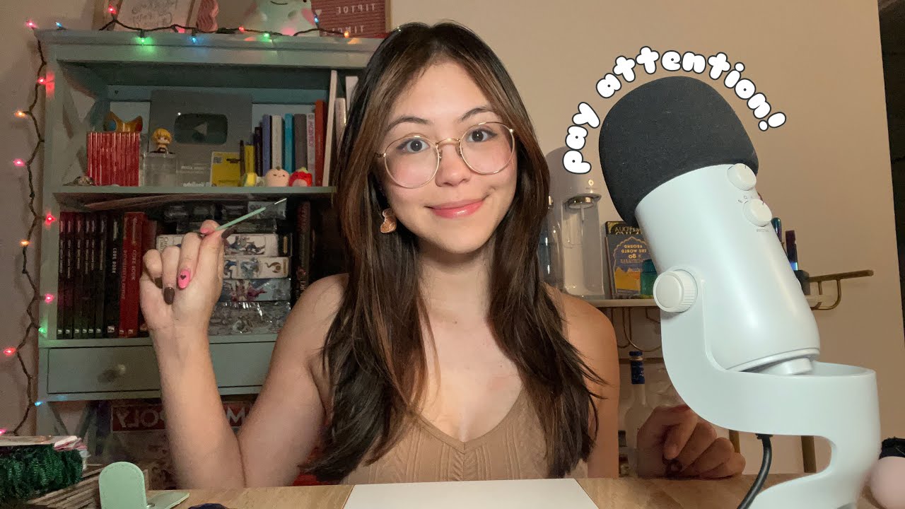 ASMR Pay Attention to Me and Focus Tingle Tests