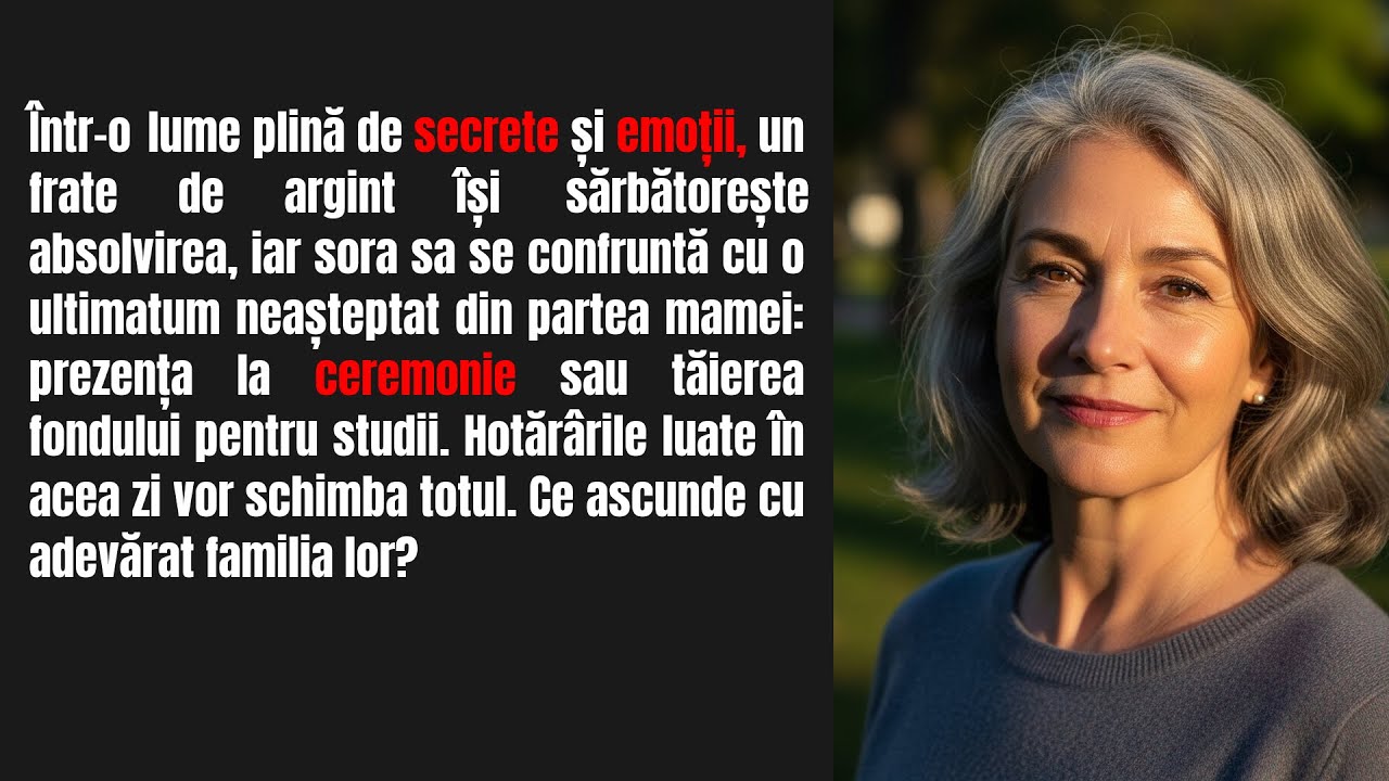 Mama zice că-mi taie banii dacă lipsesc de la petrecerea de argint a fratelui — până fui unica șansă