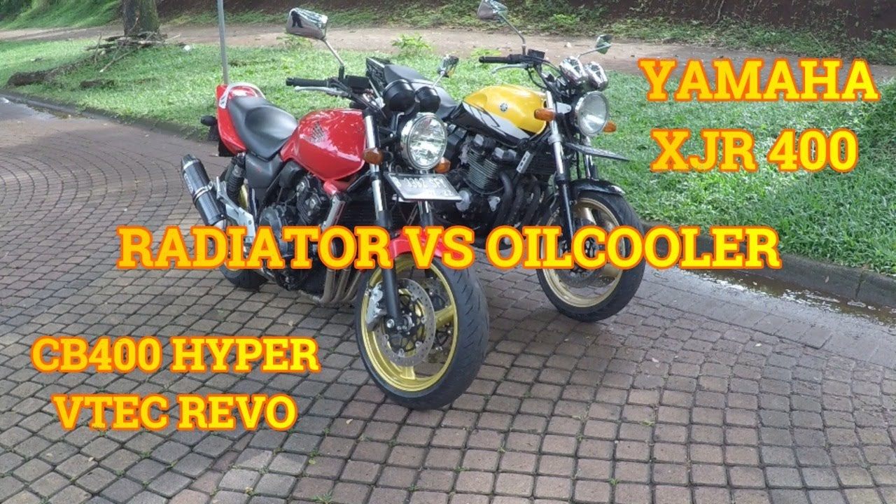 ADU KEREN HONDA CB400 HYPER VTEC REVO VS YAMAHA XJR400R, NEMESIS!