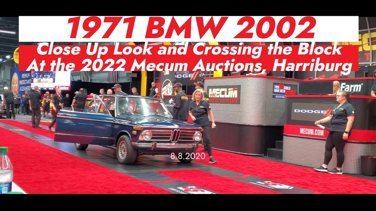 1971 BMW 2002 Close Up Look and Crossing the Block At the 2022 Mecum Auctions, Harrisburg