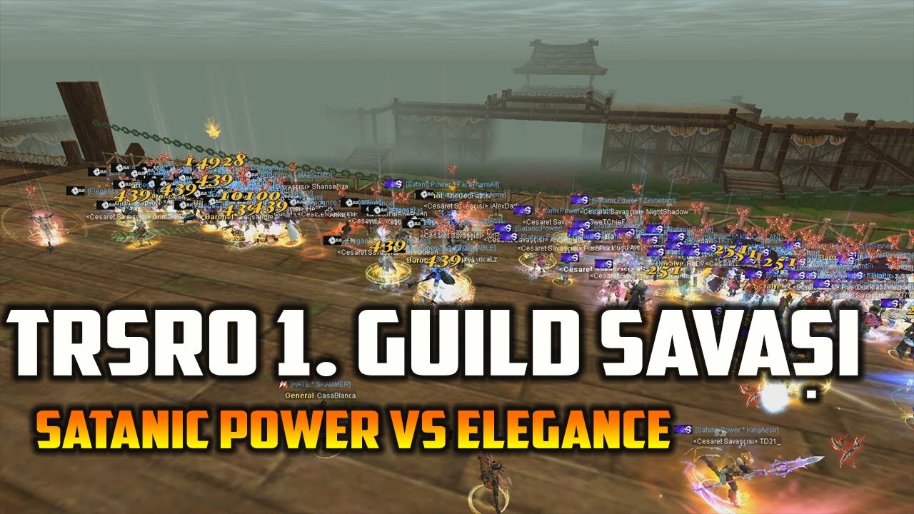TRSRO İLK GUİLD SAVAŞI | SATANİCPOWER VS ELEGANCE ( EFES )