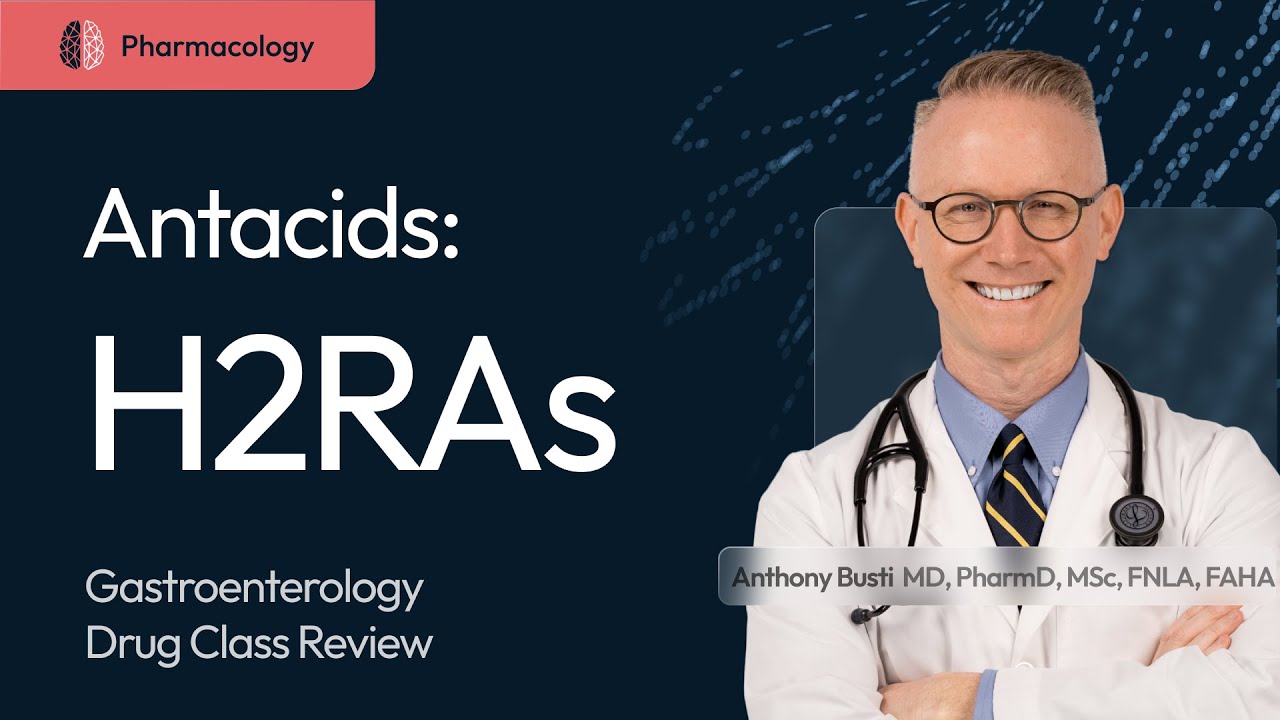 H2 Receptor Antagonist Antacids (H2RA): Pharmacology Made Easy