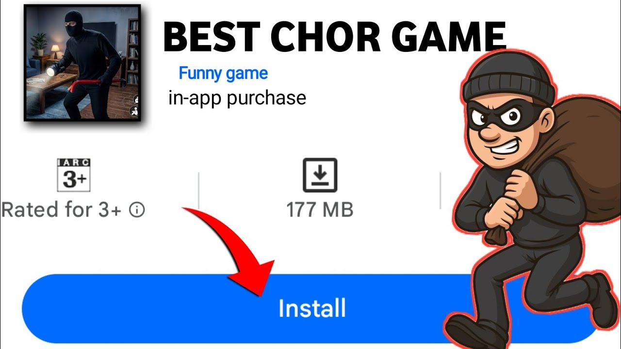 I Found The Most Funny Thief Games Ever On Play Store 😂😈 #gaming @GameSomeBoy