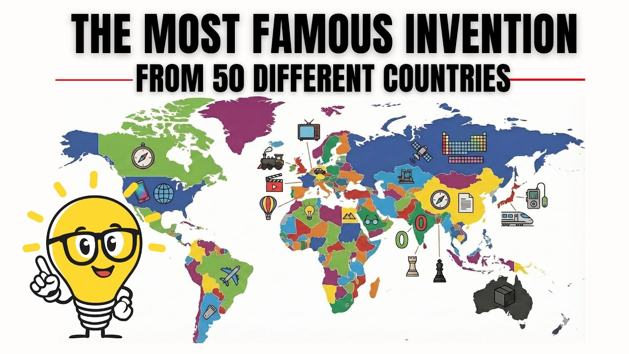 The Most Famous Invention From 50 Different Countries 🌎 | Who Invented Wi-Fi? 📶🇦🇺
