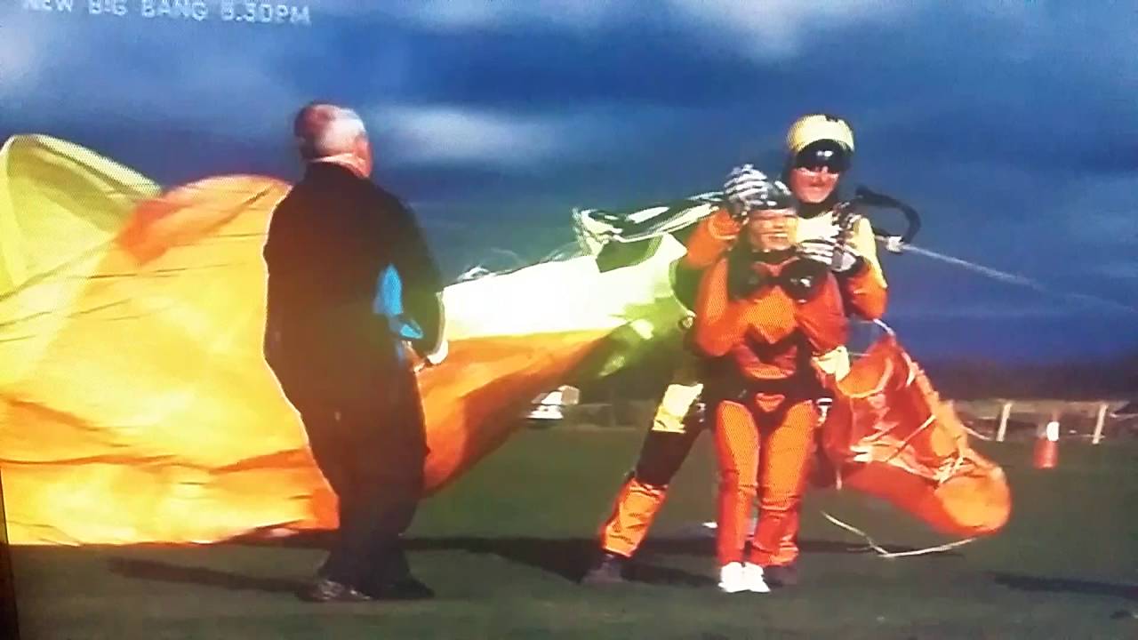Hollyoaks Jade and Alfie go skydiving 26th June 2016