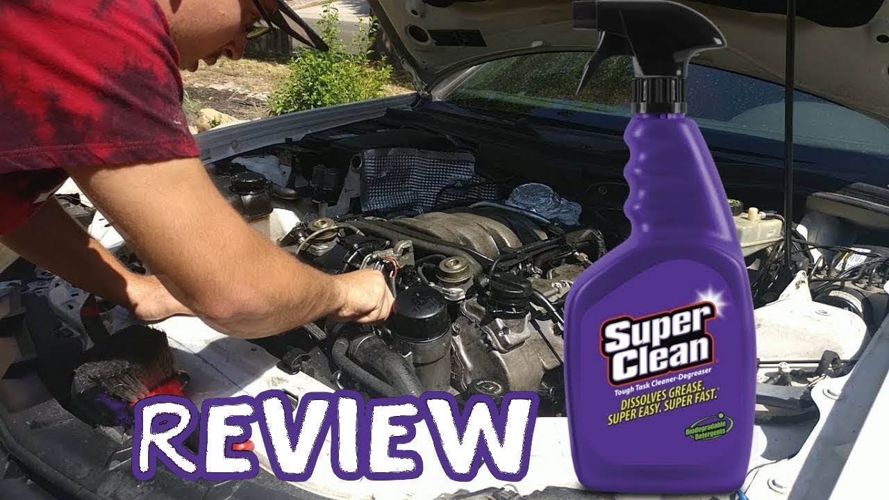 Review: Super Clean Degreaser Cleaning Engine Bay