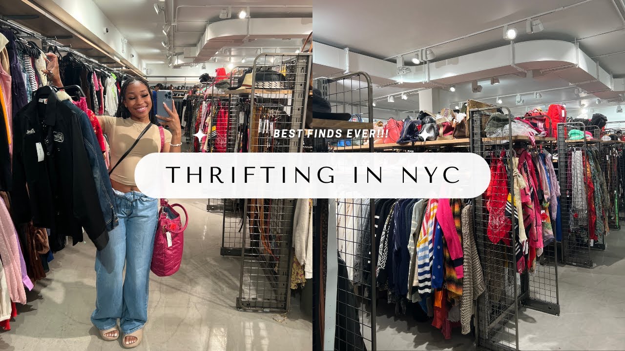 Come thrift with me at the best store in NYC| Designer finds + Thrift haul