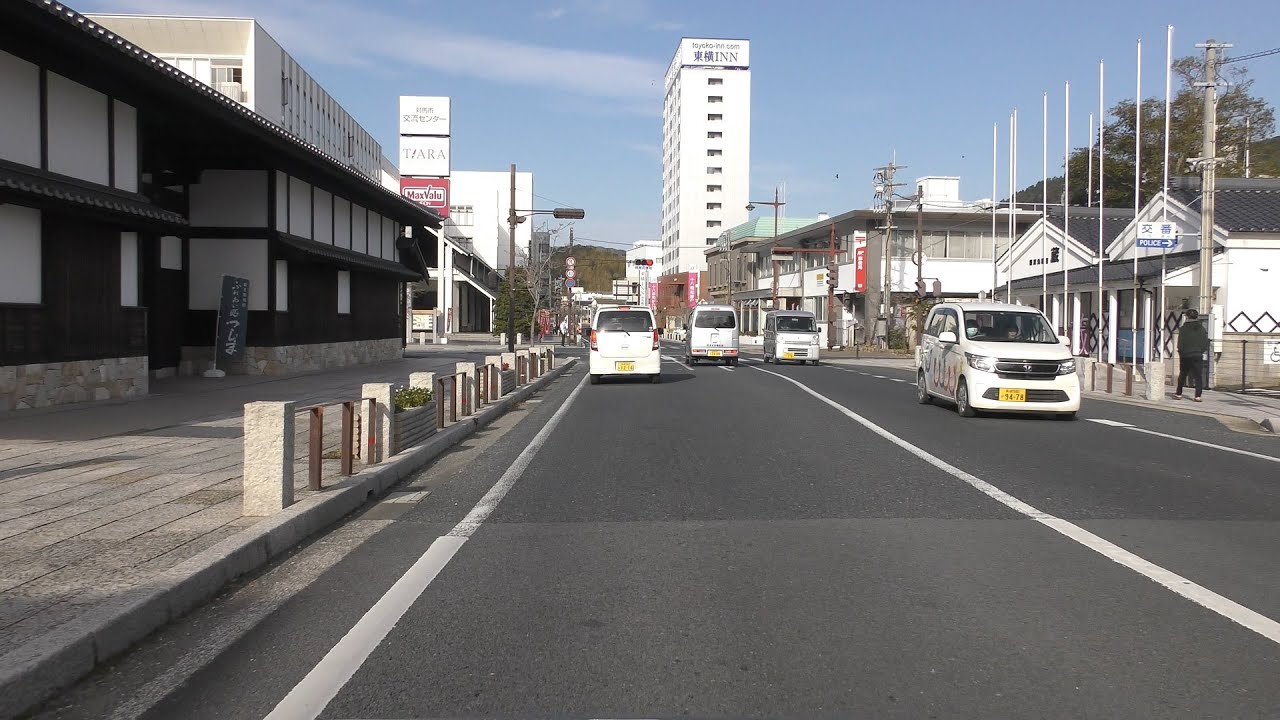 【4K 車載】対馬縦断（その1）