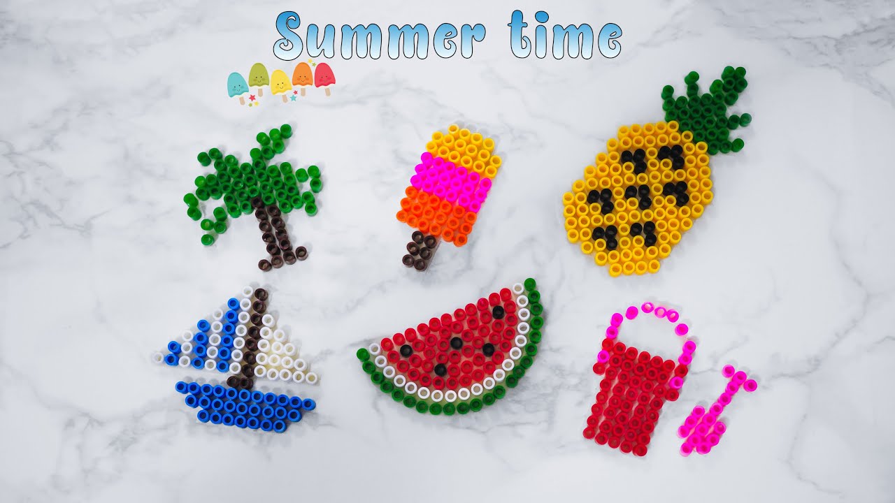 6 Summer Ideas Using IKEA PYSSLA Beads