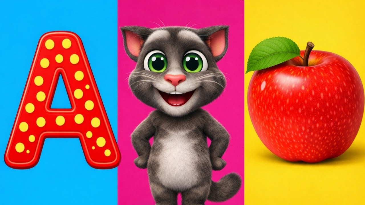 A for Apple | N for Nest | Y for Yak | Alphabet Letter for kids #abcd #aforapple #englishforkids 