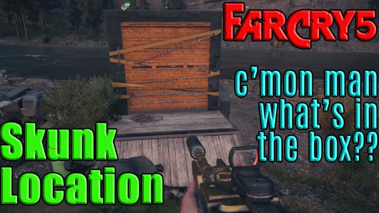 Far Cry 5, Skunk Location, Hunting Challenge also Cougar, Wolf, Wolverine