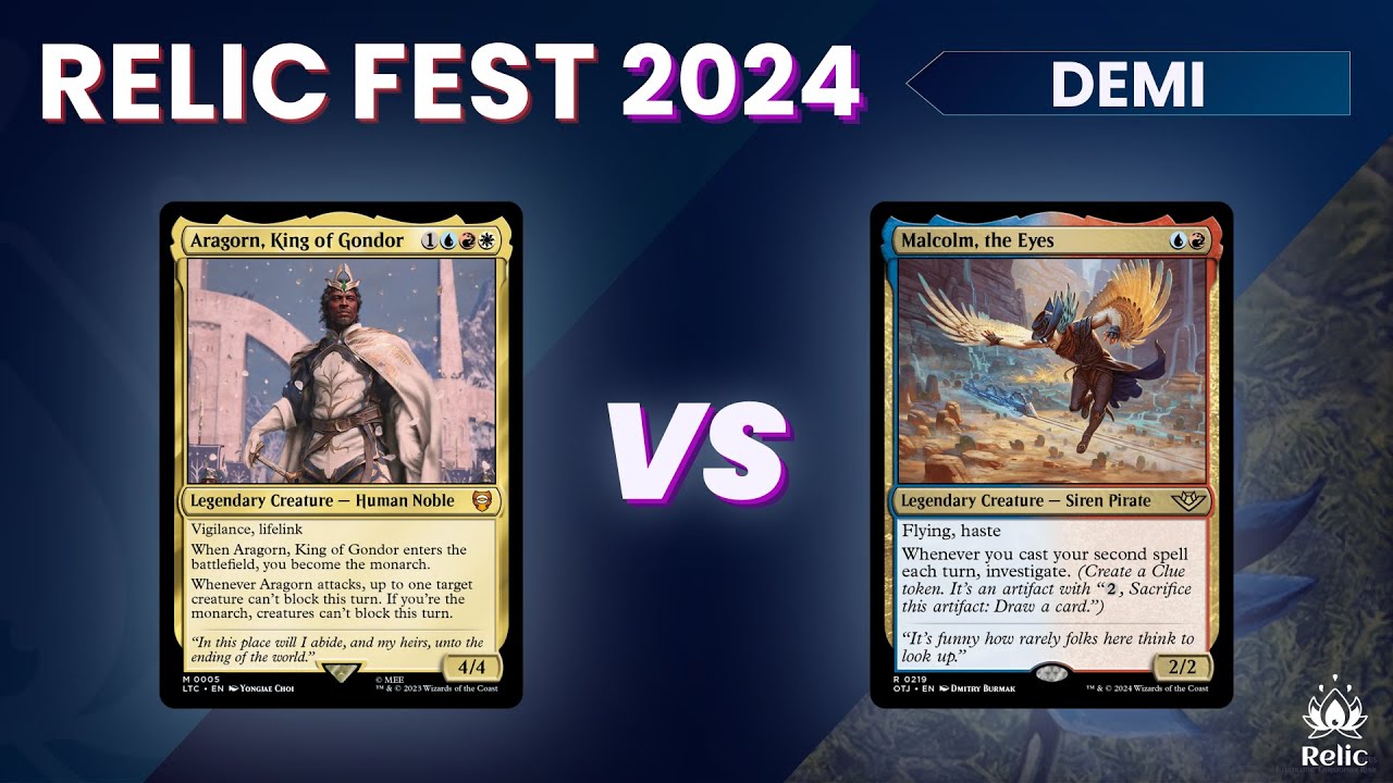 RELIC FEST 2024 Demi - Roberto Goldoni (Aragorn, King) vs Matteo Blasi (Malcolm, The Eyes)