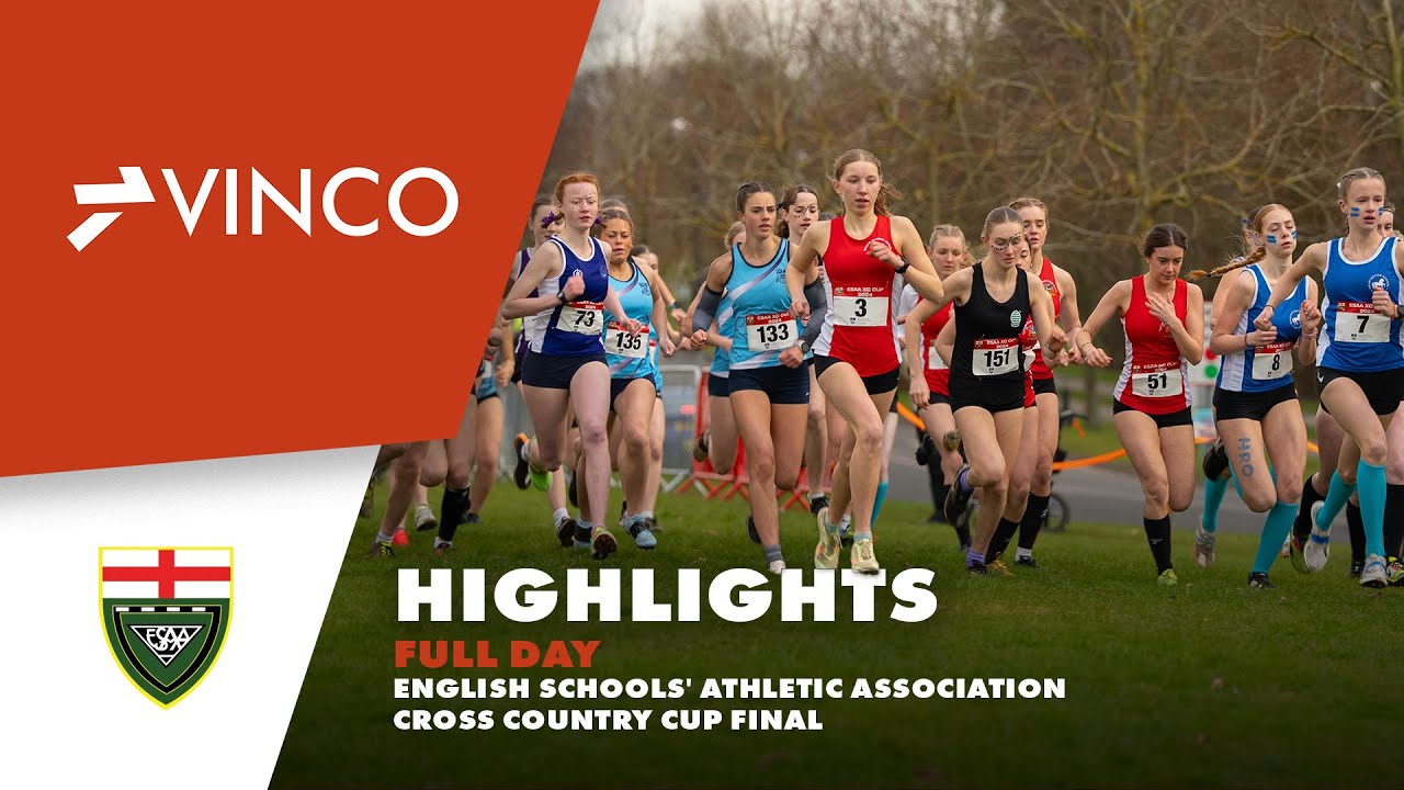 WATCH: English Schools' Athletic Association Cross Country Cup Final Highlights | vincosport.com
