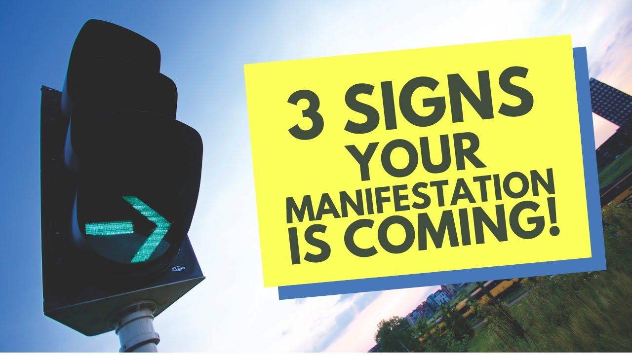 3 Unexpected Signs Your Manifestation Is Coming Your Way | Law of Attraction