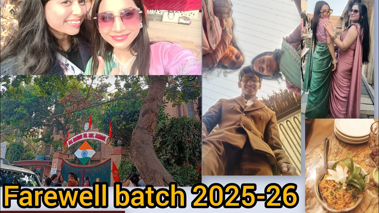 Farewell 2025-26 batch Bal mandir sr sec school defence enclave 
