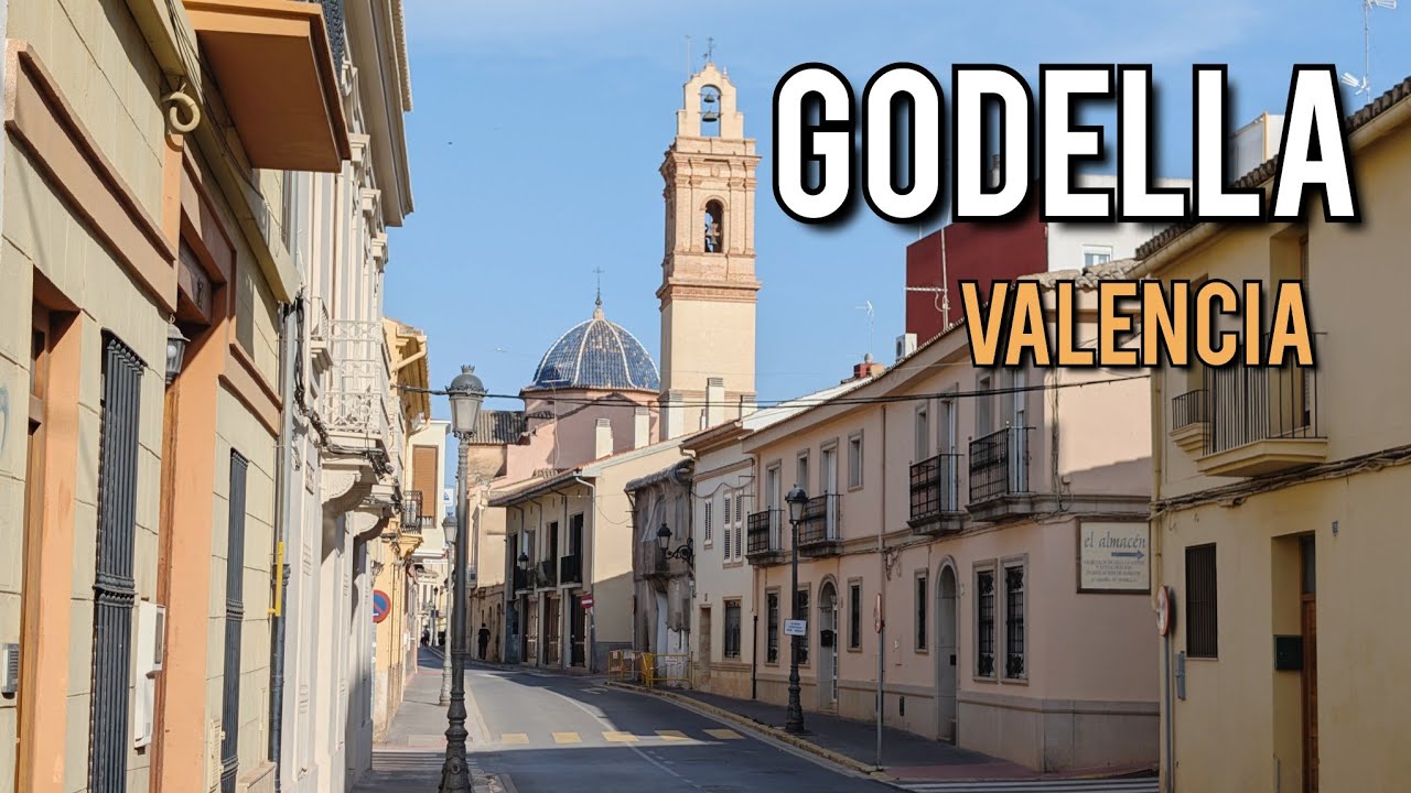 Godella (Valencia) I Walking Tour Spain 4K