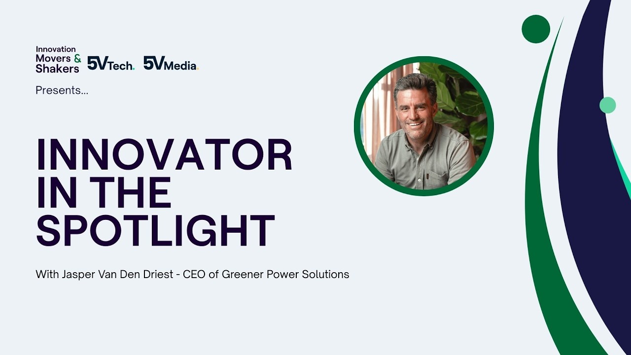 Innovator in the Spotlight - Jasper Van der driest