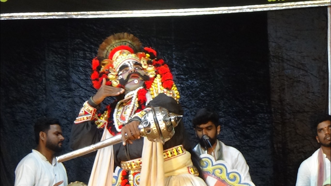 Yakshagana -- Kanakangi Kalyana - 3 - Prajwal Kumar Guruvayanakere as Balarama