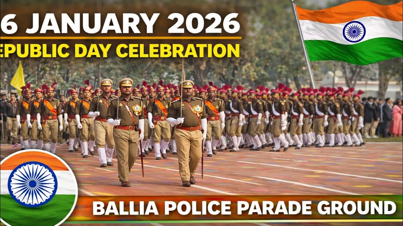 26 January 2026 Police Line Pared Ground Ballia || 26 January Ballia Police Pared #26january #ballia