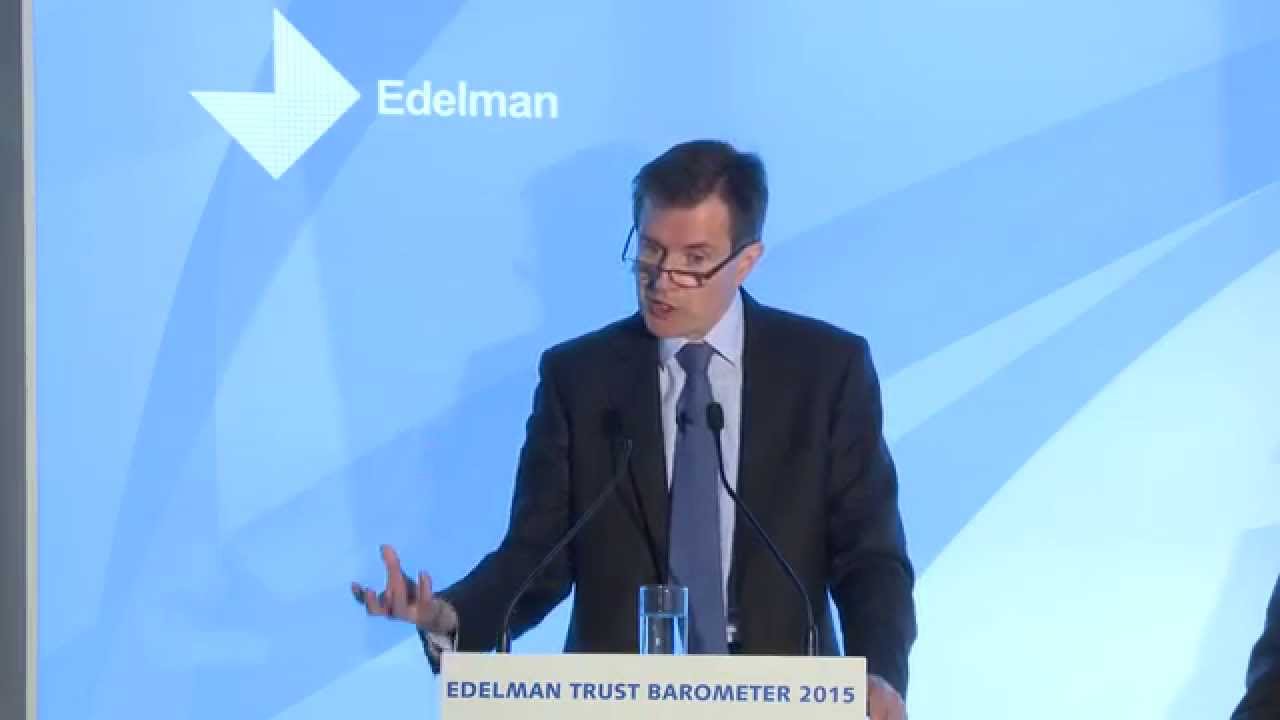Edelman Trust Barometer 2015 - Sir John Sawers GCMG