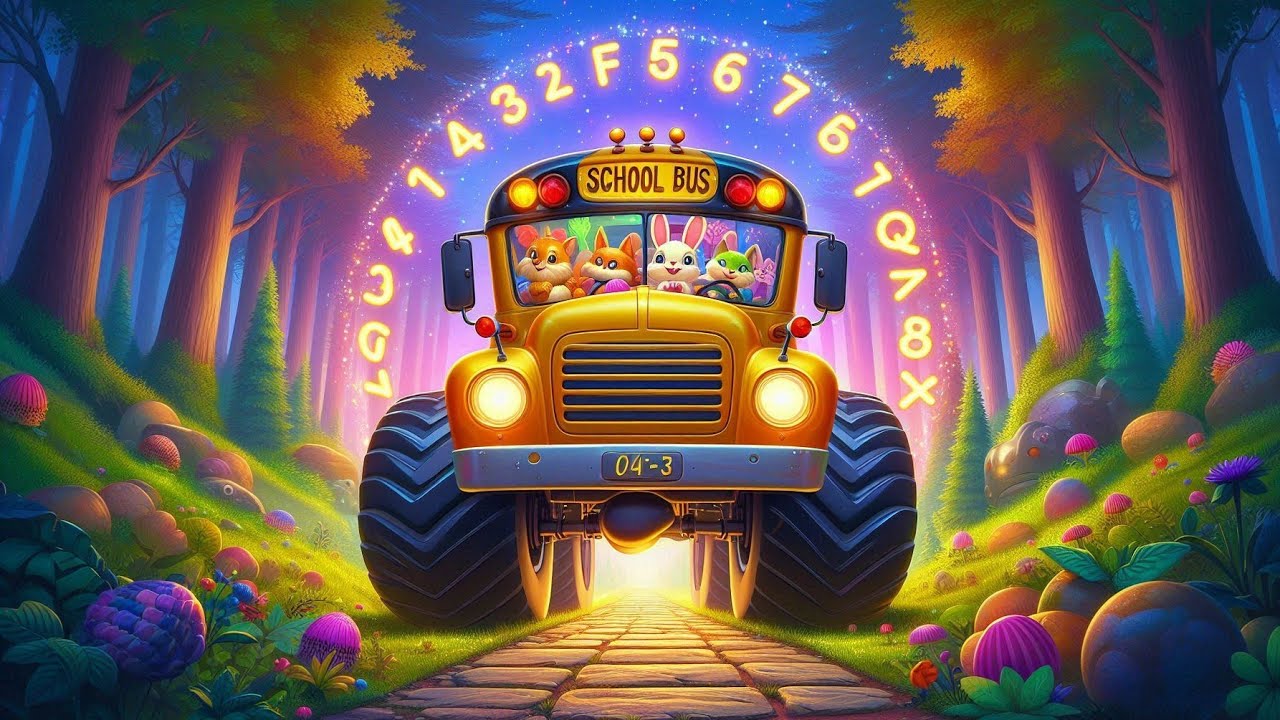 🎶EL AUTOBÚS DE LOS NÚMEROS🎶🎶Canción educativa para niños 👦 