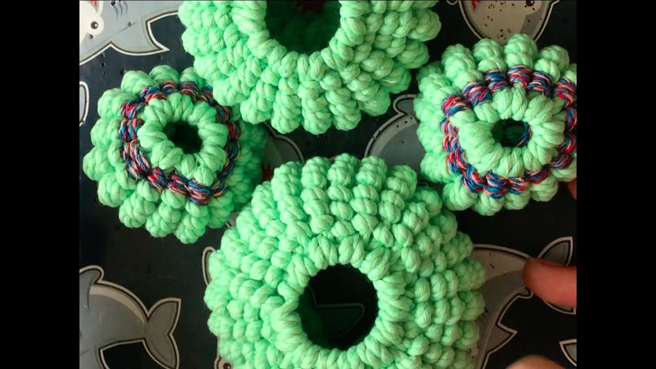 Macrame Mushroom Coral Tutorial!!