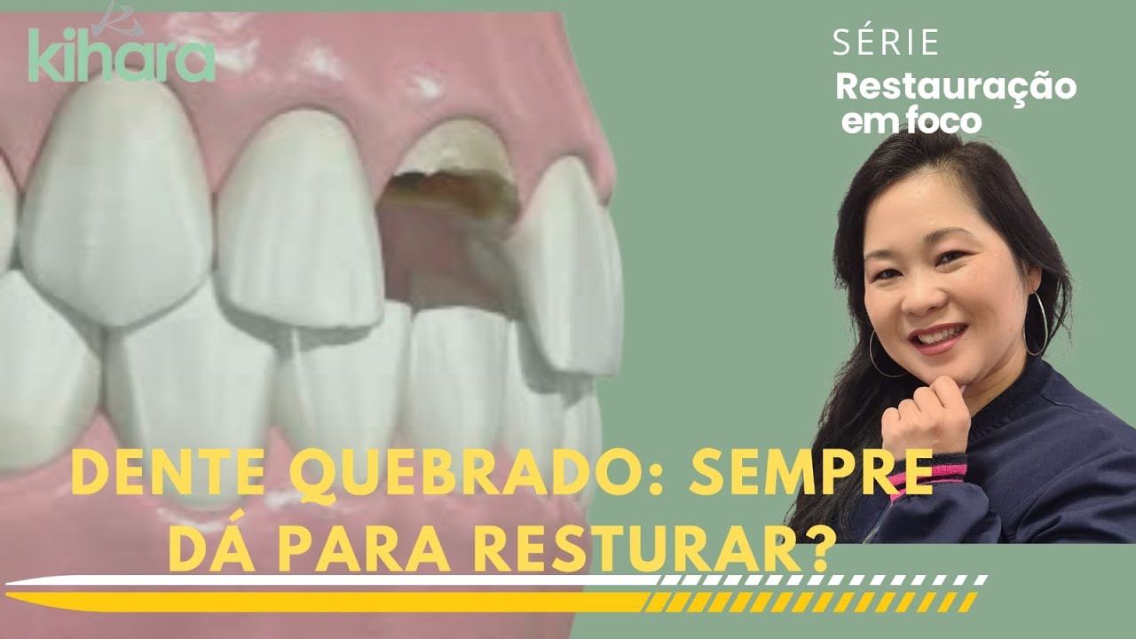 Dente quebrado dá para restaurar? | Restauração em Foco | aula 16#