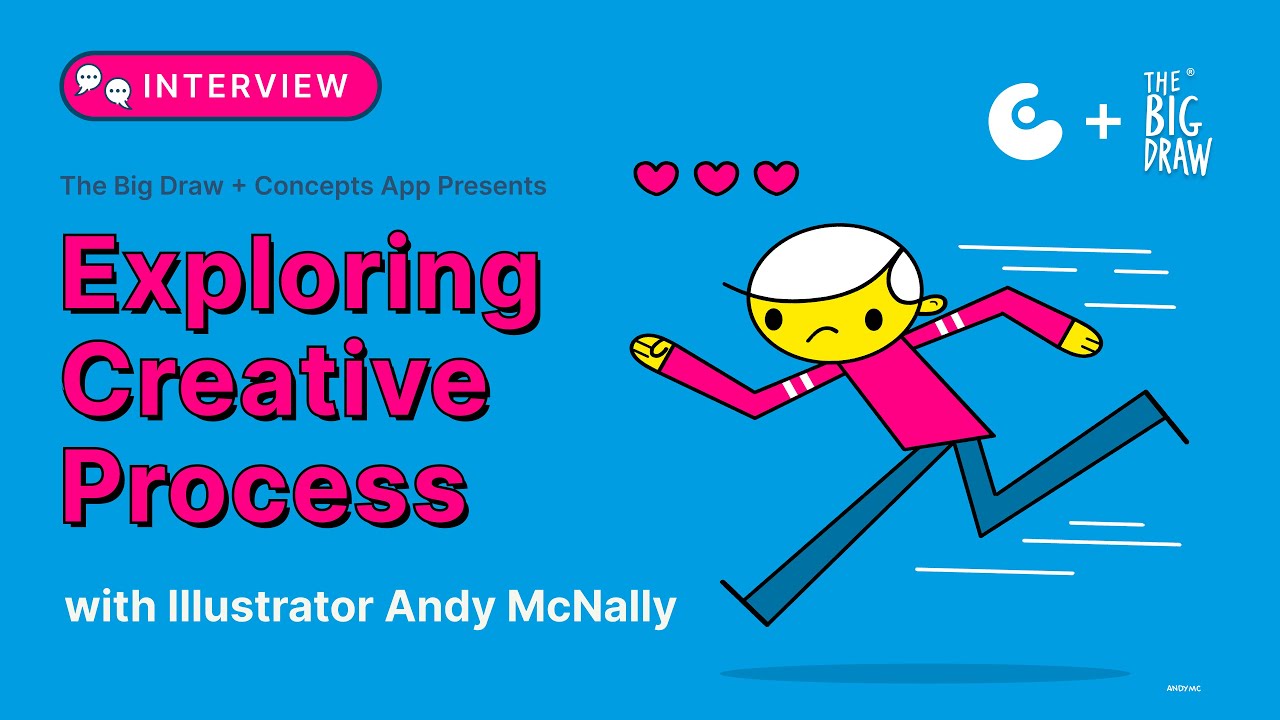 The Big Draw in Conversation with illustrator Andy McNally and Concepts App
