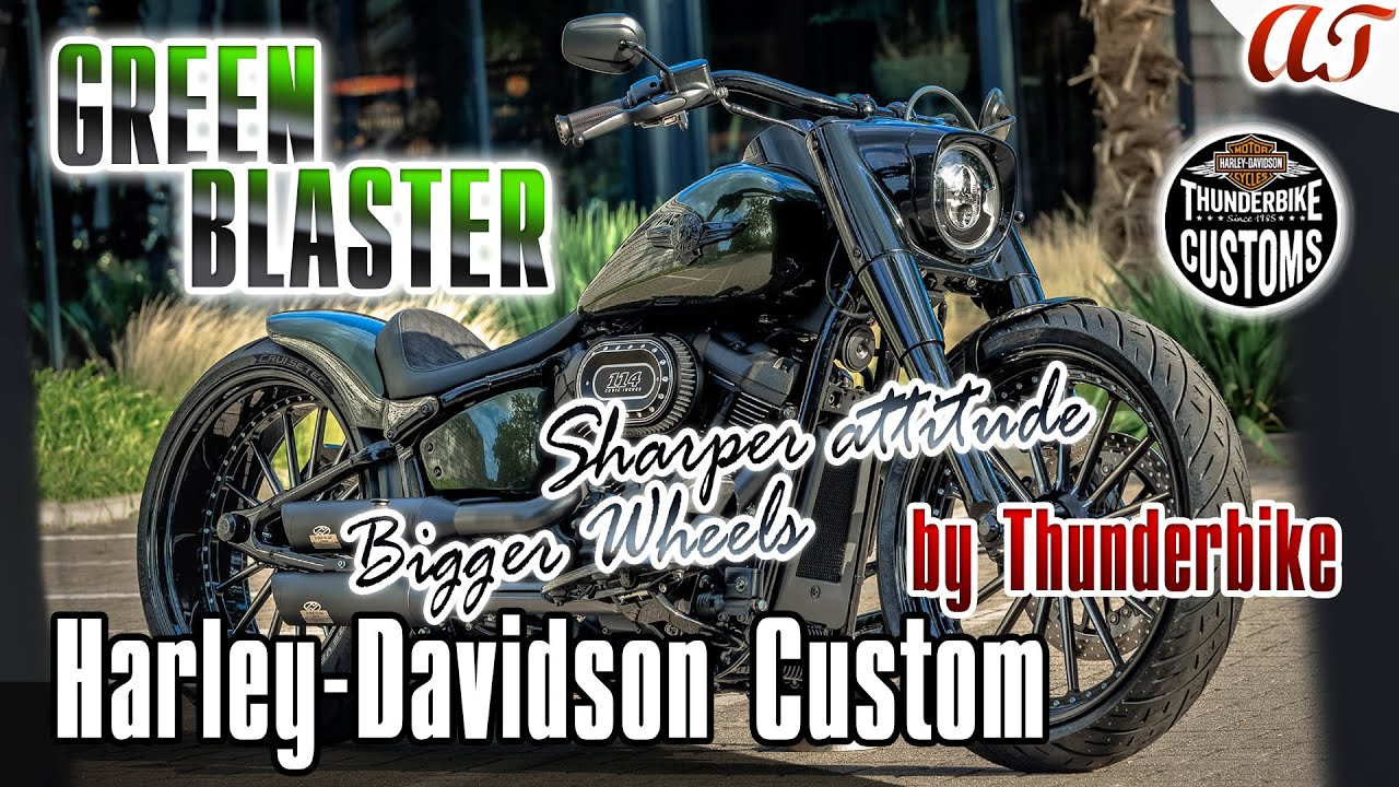 2026 Harley-Davidson FAT BOY 114 Custom: GREEN BLASTER * Bigger Wheels - Sharper Attitude