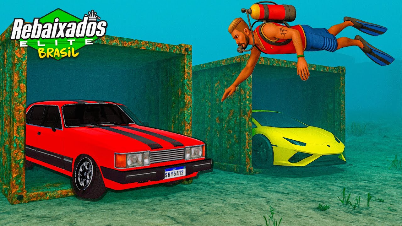 RESGATANDO SUPER CARROS do FUNDO do MAR no REBAIXADOS ELITE BRASIL