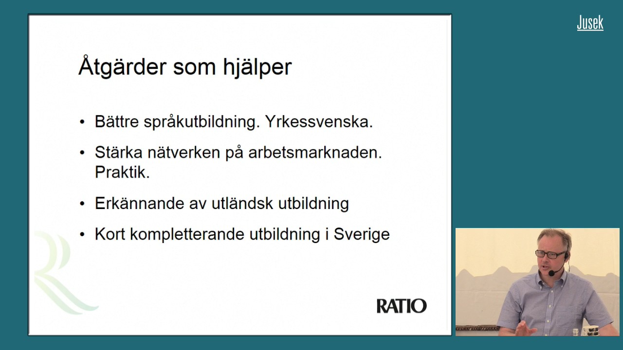 Rätt jobb för invandrade akademiker  - 10 miljarder i vinst
