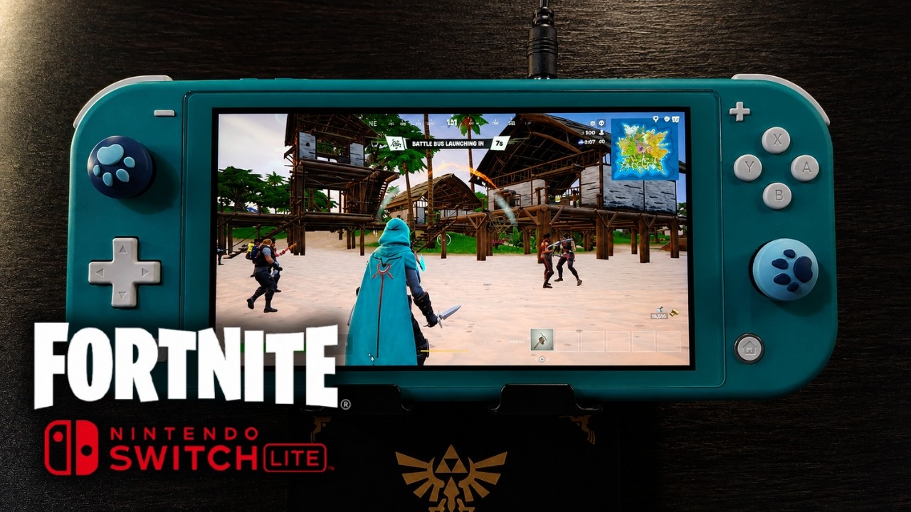 Fortnite on Nintendo Switch Lite [POV Style Gameplay #46] Chapter 7 Season 4