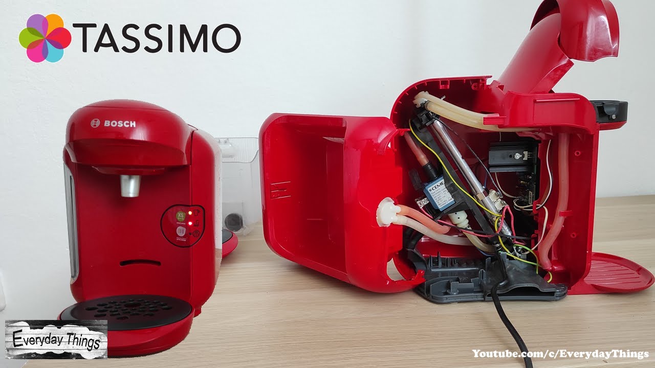 Как разобрать кофемашину Bosch Tassimo, загляните внутрь кофемашины Tassimo