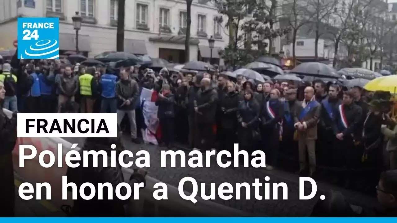 Francia: grupos de extrema derecha planean polémica marcha en honor a Quentin D. • FRANCE 24