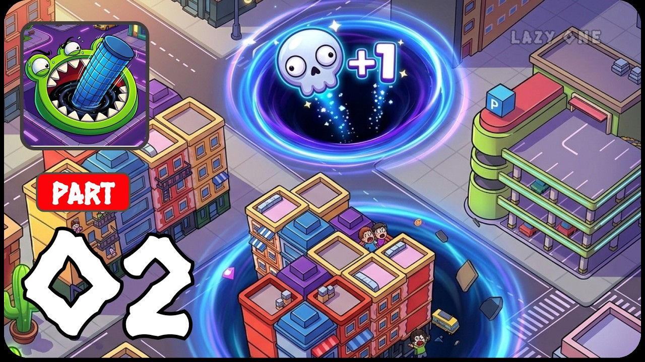 Hole.io - Swallow Everything & Dominate the City - Gameplay Walkthrough Part 2