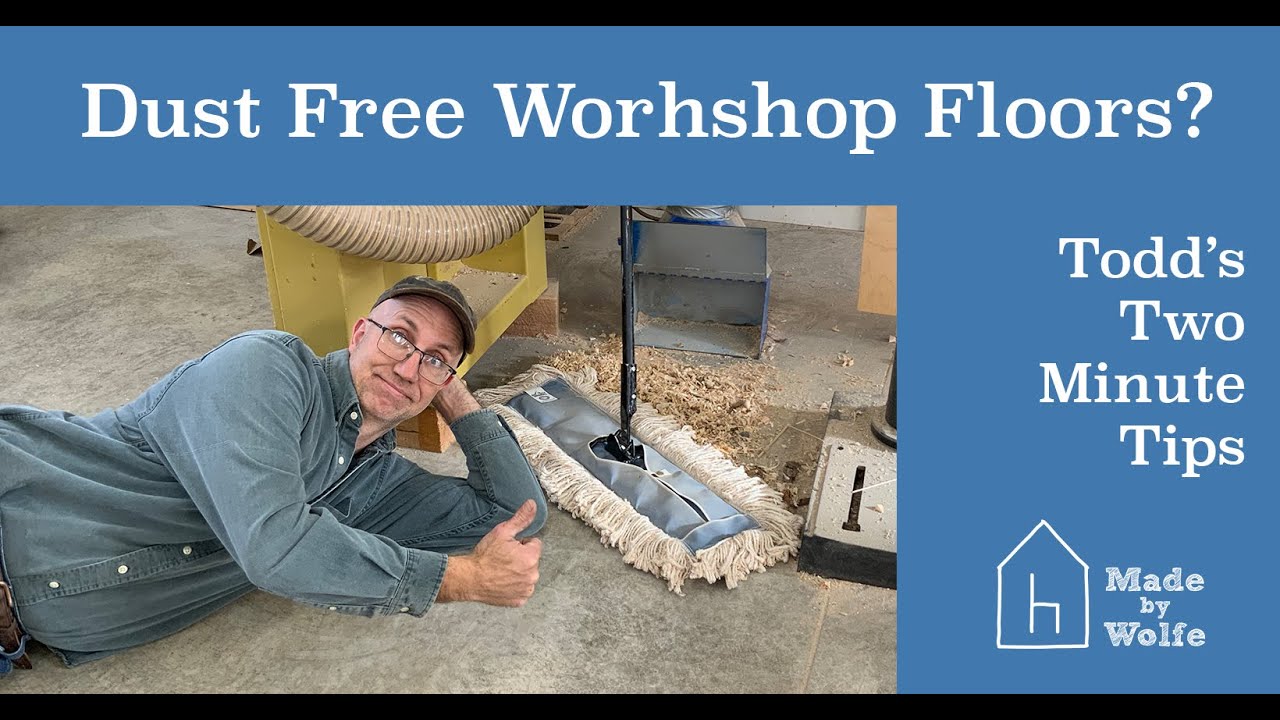EASY DUST FREE WORKSHOP FLOORS.  Is it even possible?